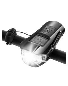 Велосипедный светодиодный фонарь со спидометром и встроенным аккумулятором Bestbox