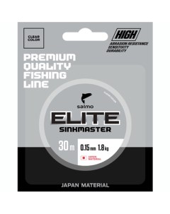 Леска монофильная Elite Sinkmaster 0 12 мм 30 м 1 2 кг clear Salmo