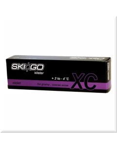 Жидкая мазь клистер XC Klister Violet 3 до 4 С Skigo