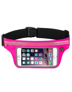Спортивная сумка для телефона поясная розовая Run energy