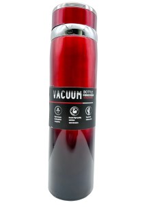 Термос Ударопрочный Vacuum VC3316 1л Red Nobrand