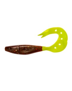 Твистер Kasandra 4 29 10 9см Rusty Gold Lime 5шт HS 34 017 Helios