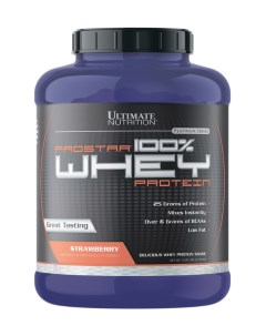 Протеин Prostar Whey 2390 гр Strawberry Ultimate nutrition