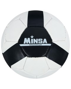 Мяч футбольный PU ручная сшивка 32 панели размер 5 410 г Minsa