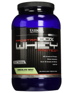 Протеин Prostar 100 Whey Protein 900 г chocolate mint Ultimate nutrition