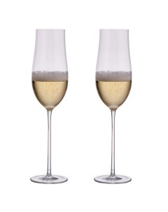 Набор из 2 бокалов для шампанского 220 мл Halimba crystal