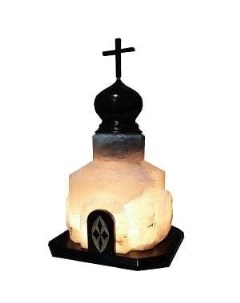 Соляная лампа Церковь 5 кг ная Nobrand