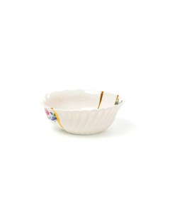 Салатник Kintsugi 09637 d 19 Дизайнерская посуда из фарфора Seletti