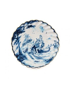 Тарелка глубокая Delfino 11224 d 25 5 Дизайнерская посуда из фарфора Seletti
