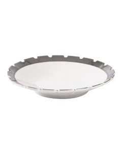 Тарелка Machine Collection 10990SIL d 23 2 Дизайнерская посуда из фарфора Seletti