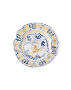 Тарелка Spanish Yellow 11202 d 28 Дизайнерская посуда из фарфора Seletti