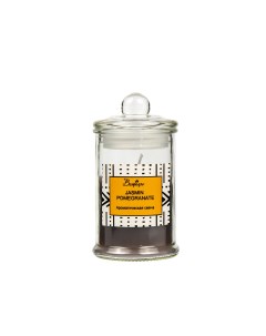 Ароматическая свеча JASMINE POMEGRANATE в стекле Д60 Ш60 В110 Вещицы