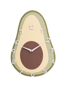 Настенные деревянные часы Авокадо 40х27 см Neprostochasy