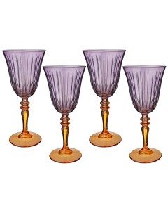 Набор бокалов из 4 штук sicilia violet 270мл 181518 Rakle