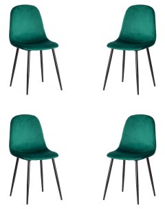 Комплект стульев для кухни BREEZE 4 шт изумрудный Tetchair