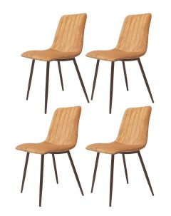 Комплект из 4 х стульев UDC 7066 абрикос Ла рум