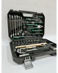 Набор ручных инструментов 58 предметов с трещоткой 1 4 кейс для хранения Progadget