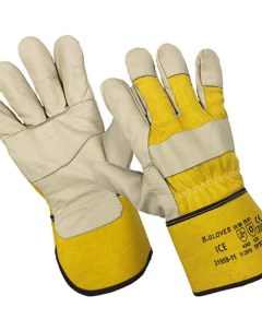 Комбинированные перчатки S GLOVES искусственный мех ICE 11 размер 31959S 11 S. gloves
