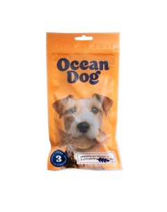 Лакомство для собак Крекеры треска с отрубями 200 г Oceandog