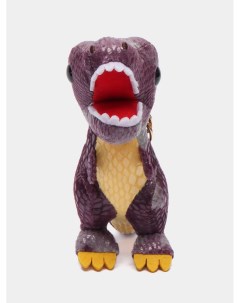 Мягкая игрушка брелок Динозавр 15 см фиолетовый Nobrand