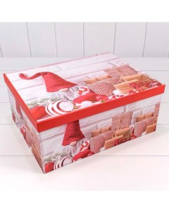 Коробка подарочная Гномик 730605 1653 21 прямоугольная 21х15х8 5 см Omg-gift