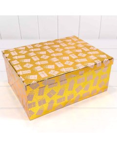 Коробка подарочная Подарки 730605 1635 35 прямоугольная 35х27х15 5 см Omg-gift