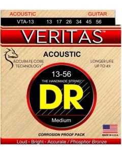 Струны для акустической гитары DR VTA 13 Veritas 13 56 Струны ДР Dr strings