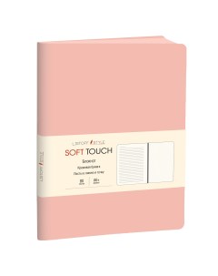 Записная книжка Soft Touch Нежный розовый А6 80 КЗСК6803454 Listoff