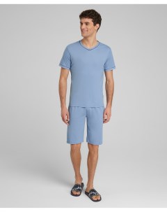 Пижамы футболка и шорты PJ 0035 BLUE Henderson