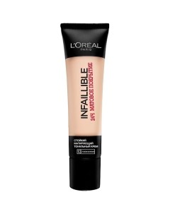 L OREAL Cтойкий тональный крем Infaillible 24ч Матовое покрытие L'oreal paris