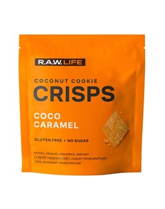 Печенье Crisps кокос карамель 35 г R.a.w. life