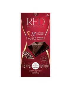 Шоколад темный экстра 60 какао 85 г Red