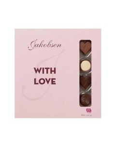 Конфеты шоколадные With Love 140 г Jacobsens