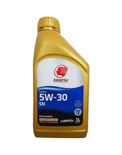 Моторное масло Gazoline 5W 30 1л синтетическое Idemitsu