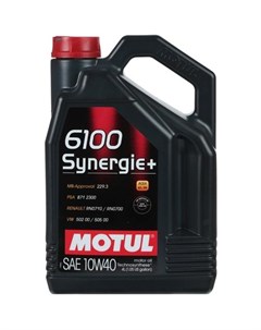 Моторное масло SynergiePlus 10W 40 4л синтетическое Motul