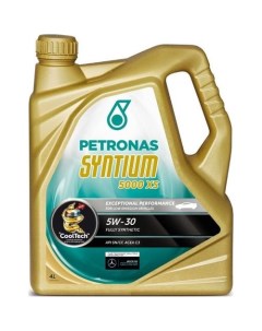 Моторное масло Syntium 5000 XS 5W 30 4л синтетическое Petronas