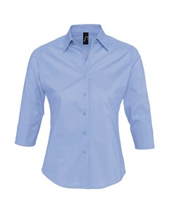 Рубашка женская с рукавом 3 4 Effect 140 голубая размер S No name