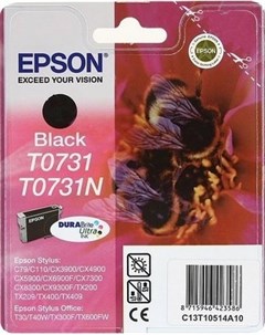 Картридж с черными чернилами T0731 Epson