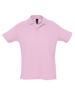 Рубашка поло мужская Summer 170 розовая размер M No name