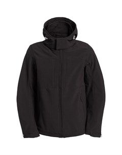 Куртка мужская Hooded Softshell черная размер M No name