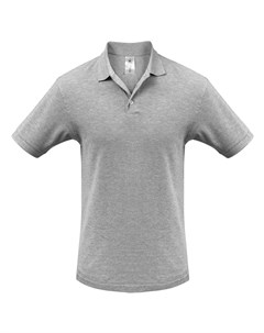 Рубашка поло Heavymill серый меланж размер XL No name