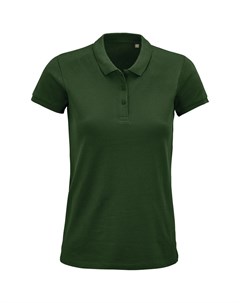 Рубашка поло женская Planet Women темно зеленая размер XXL No name