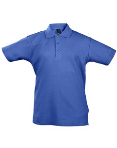 Рубашка поло детская Summer II Kids ярко синяя на рост 142 152 см No name