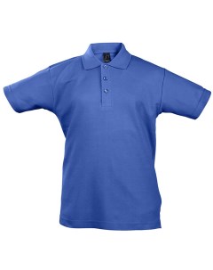 Рубашка поло детская Summer II Kids ярко синяя на рост 118 128 см No name