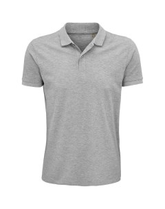 Рубашка поло мужская Planet Men серый меланж размер 4XL No name