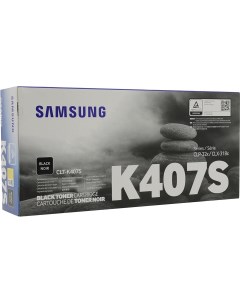 Картридж лазерный CLT K407S черный 1500 страниц оригинальный для CLP 320 325 series CLX 3185 series Samsung