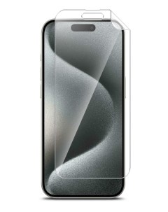 Защитная плёнка для Apple Iphone 15 Plus гидрогелевая прозрачная Miuko