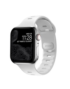 Ремешок Sport Band для Apple Watch 38 40 41 мм размер M L белый NM01142485 Nomad
