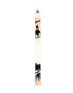 Комплект охотничьих дерево пластиковых лыж Маяк ЛЕСНЫЕ 175 х 11 см Лыжная фабрика маяк