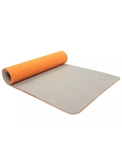 Коврик для йоги SF 0403 оранжевый серый 183 см 6 мм Bradex